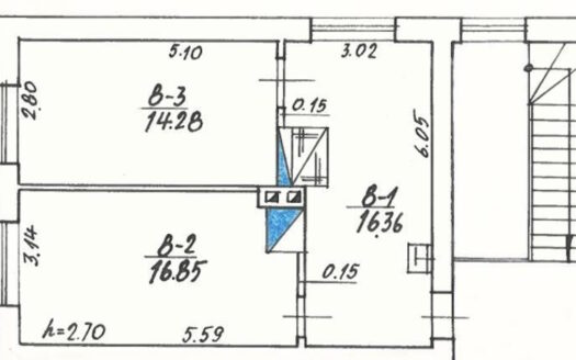 2 kambarių butas su minimaliais komunaliniais mokesčiais Blauzdžiūnų kaime, Joniškio r. sav.